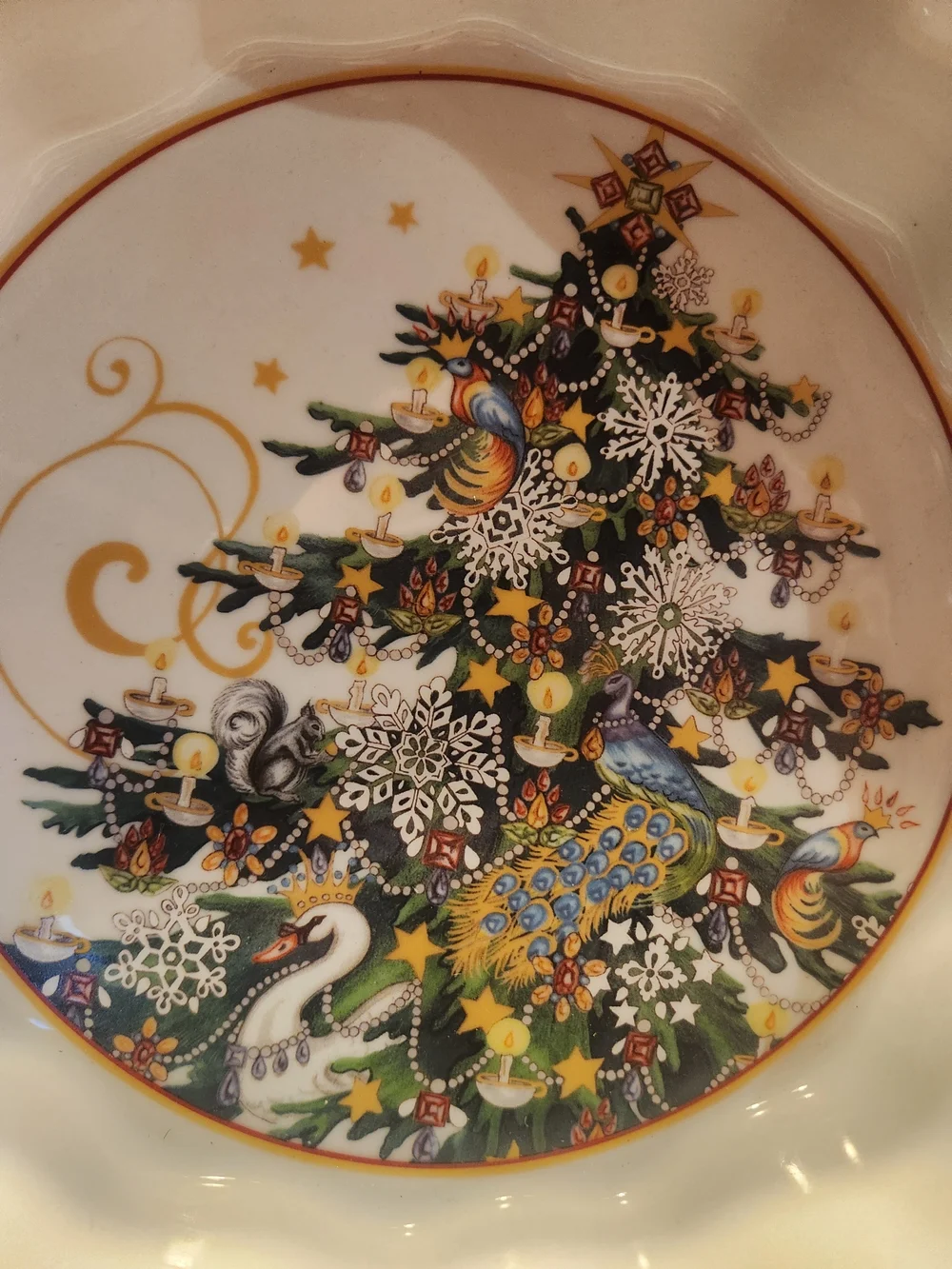 Twas The Night Before Christmas Pie Plate Williams Sonoma Mint